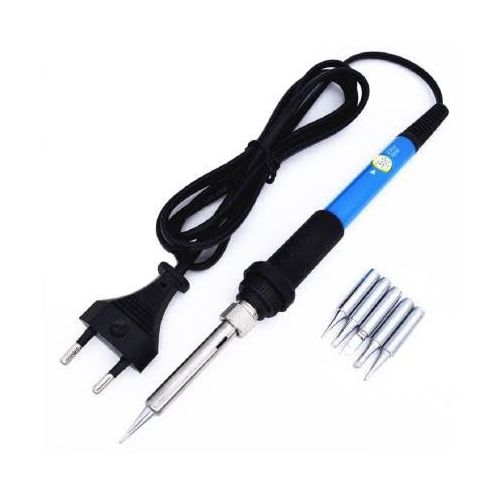 60watt adjustable soldering iron with 5 replacement soldering tip