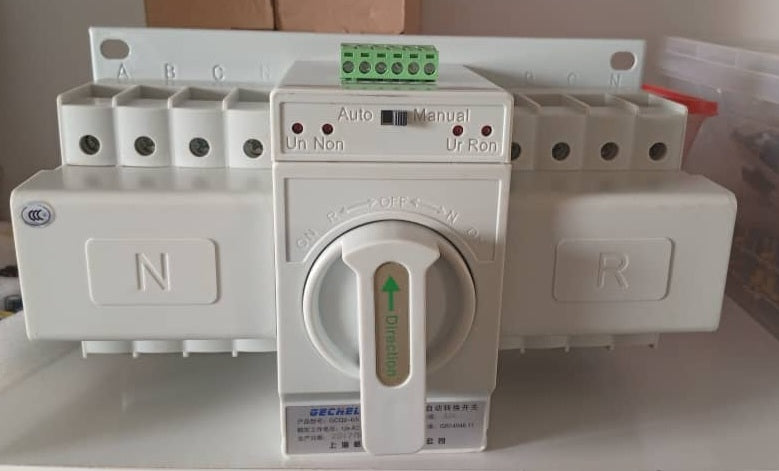 Dual power automatic changeover switch 3 phase
