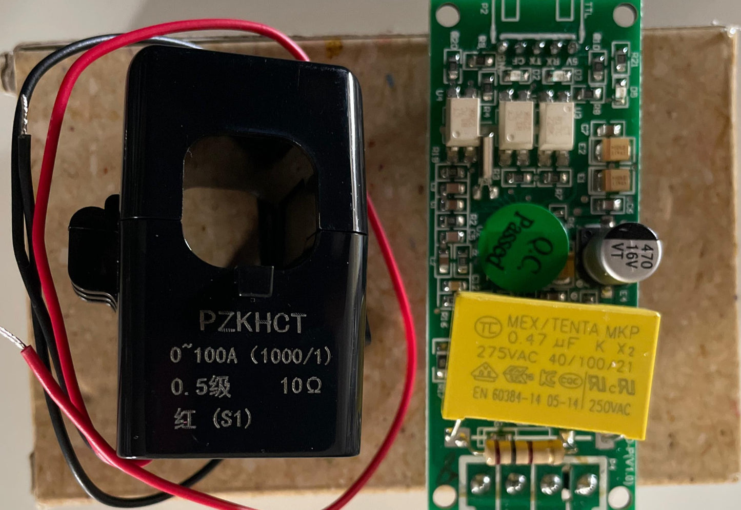 PZEM-004T AC Voltage Current Power Factor Power Communication Module Module TTL Serial Communication