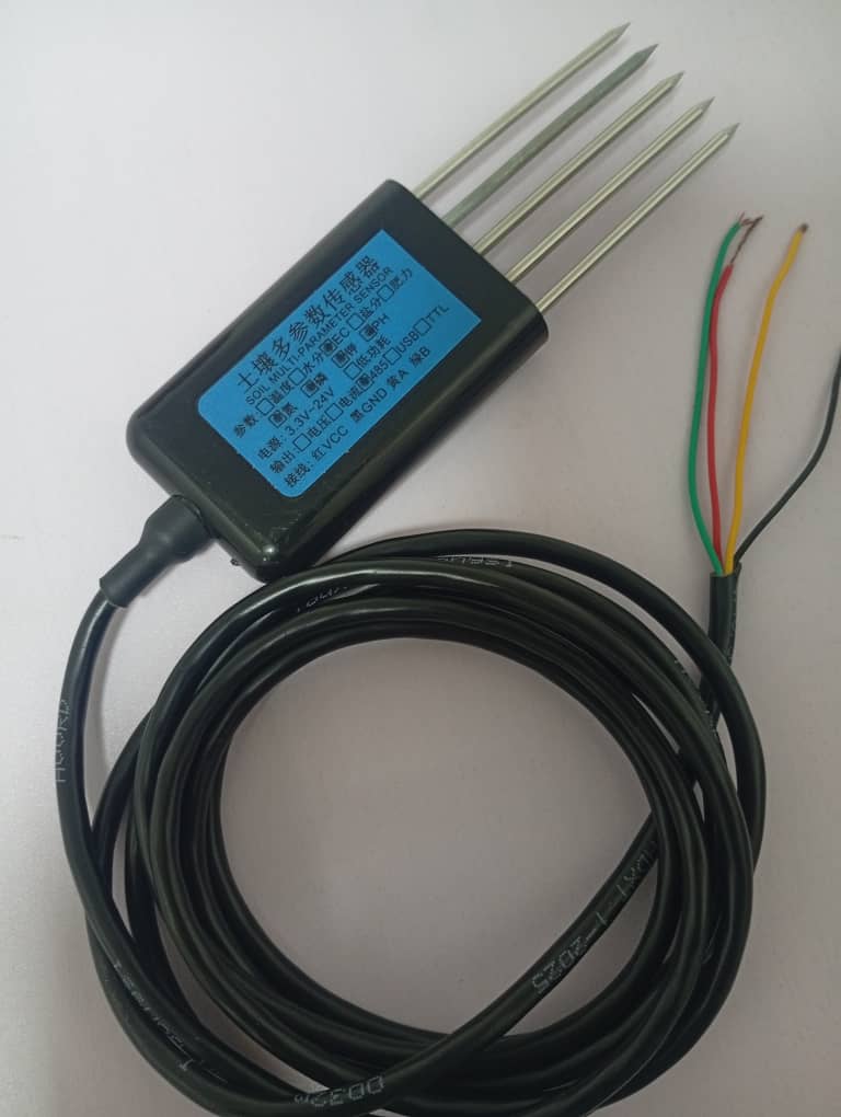 RS485 5-in-1 Soil Sensor – NPK, pH, Electrical Conductivity (EC)