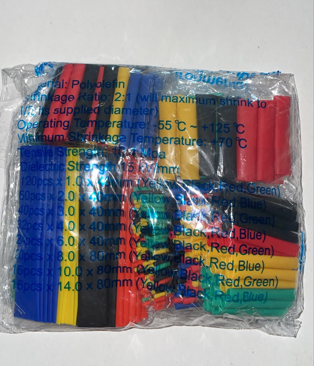 Heat Shrink tube pack of 328pcs