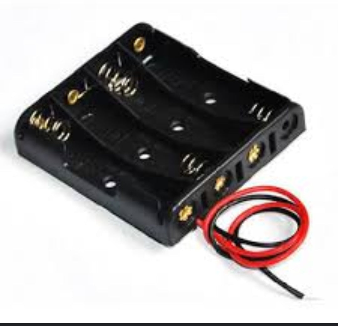 4xAA 1.5v battery holder