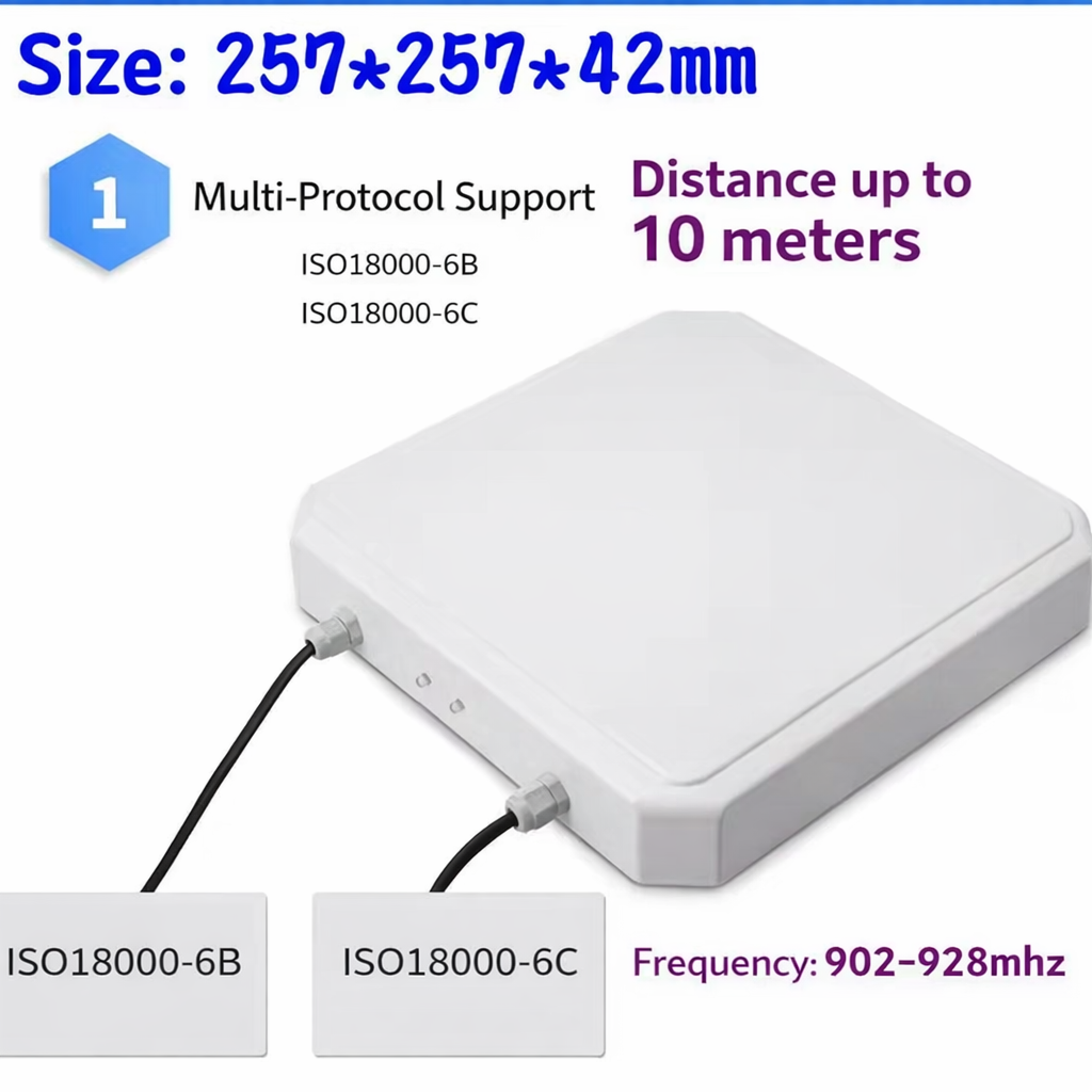UHF 915MHz long-range passive electronic tag RFID 6C wireless reader
