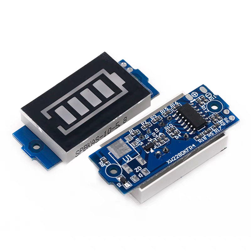 Lithium battery pack power indicator board