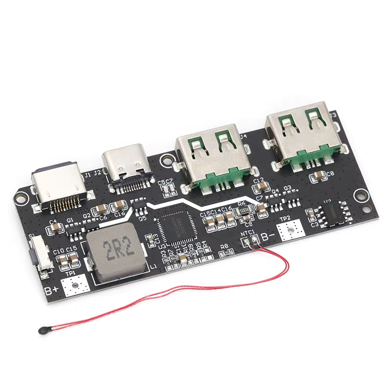 Two-way fast charging power bank module 22.5W 5-port with segment display