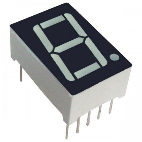 1 digit 7 segment display 1 inch