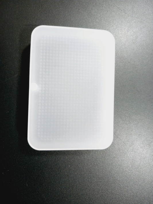 Small plastic storage box