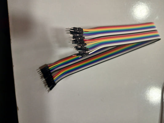 20pcs of 30cm Jumper wire male-male