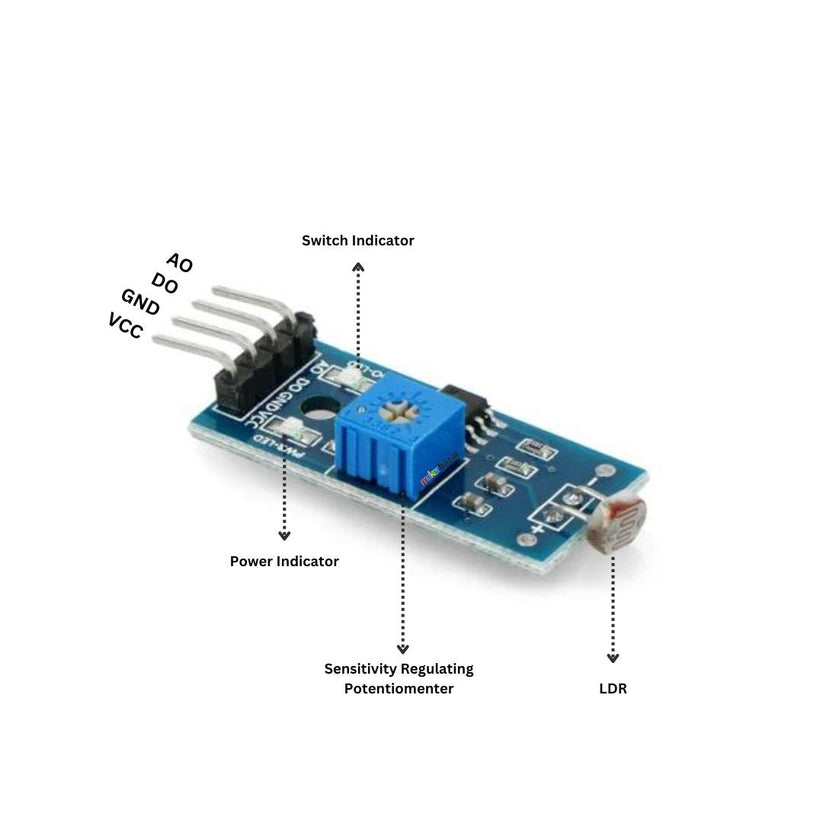 Ldr Module 4pin LDR sensor module 4pin – Microscale