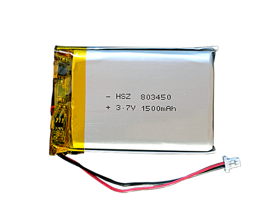 1500mA 3.7v LiPo battery