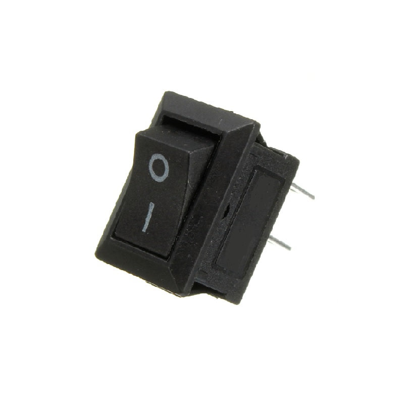 KCD1-101/2P Power Rocker Switch black