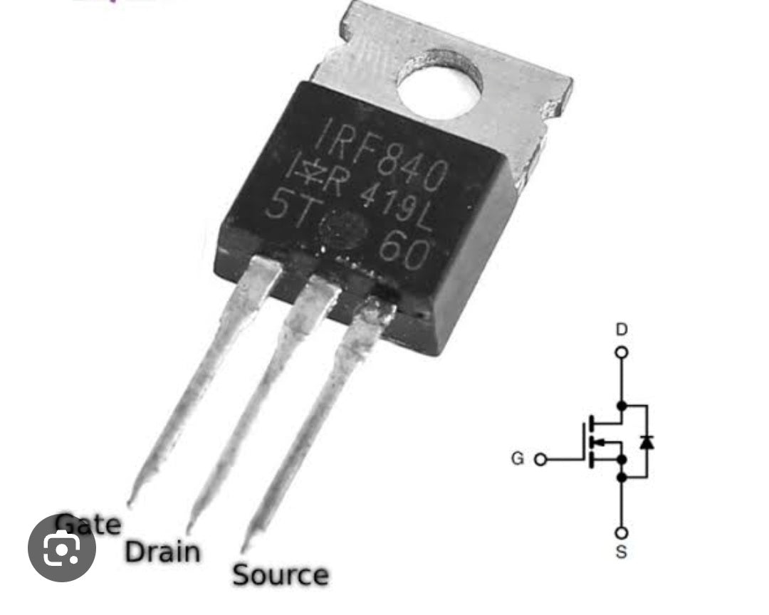 10pcs IRF840N IRF840 N-channel 8A 500V MOSFET TO-220 IR Transistor 10pcs IRF840N IRF840 N-channel 8A 500V MOSFET TO-220 IR Transistor
