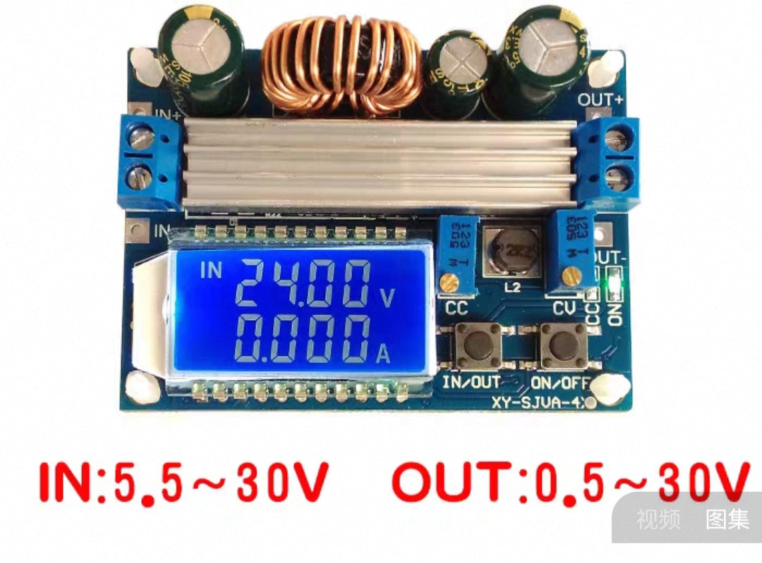 4A Buck Boost Module with LCD Display – Microscale