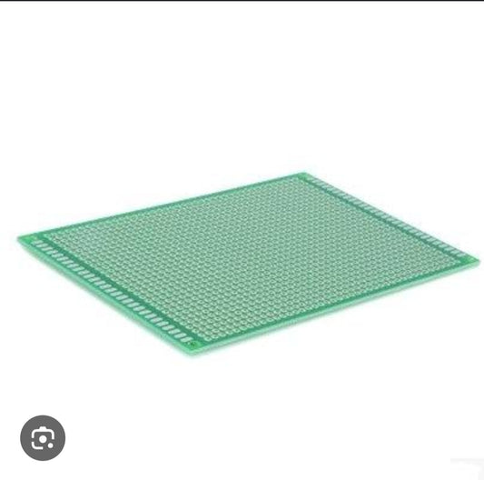 Double Sided Fiberglass (green) Veroboard 8x12cm