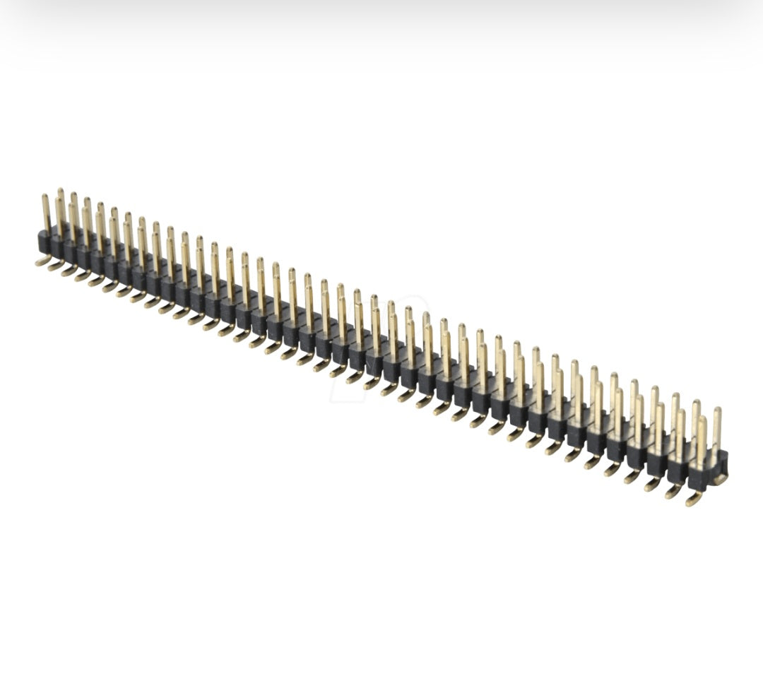 Dual inline Male Header - 2.54mm Pitch SMD Pin Header – Microscale