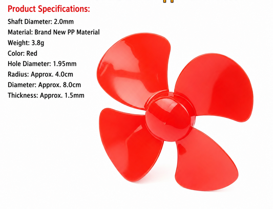 804/2A Fan Red
