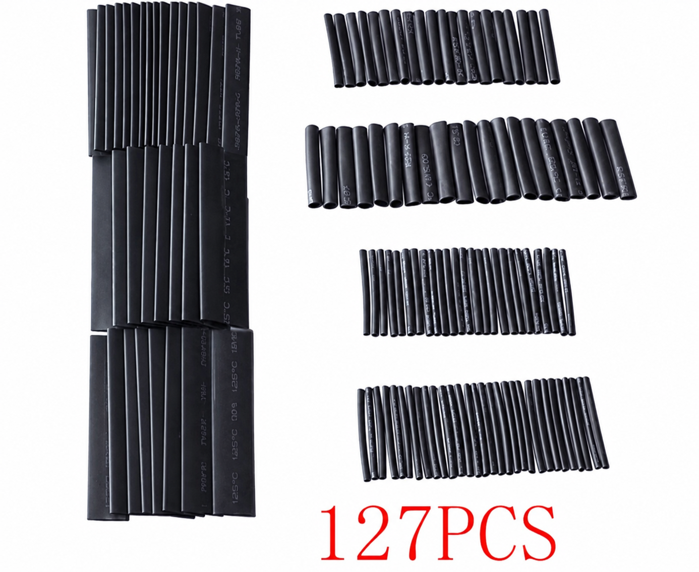 Heat shrink tube 127pcs