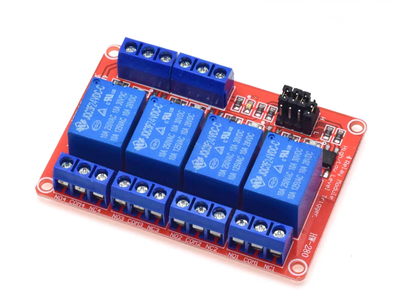 24v 4 channel relay module – Microscale