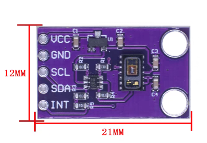 Max30105 Sensor Module MAX30105 Particle and Pulse Oximeter Sensor – Microscale