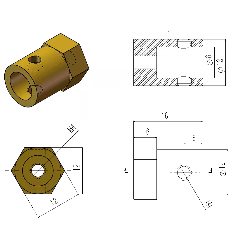 8mm Tyre Connector