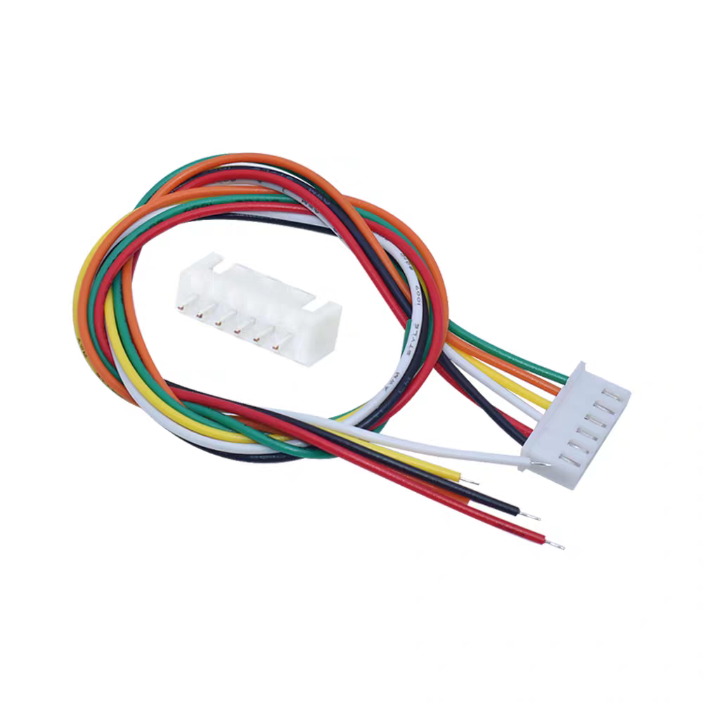 6pin single-sided female XH2.54/6P JST connector with 20cm cable