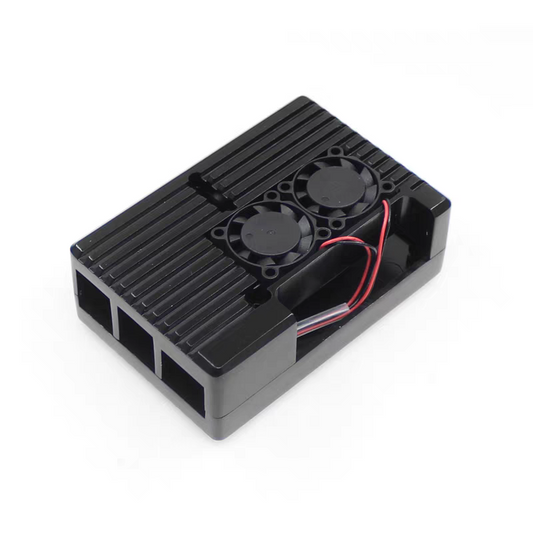 Raspberry Pi 4B Aluminum Alloy Casing Dual Fan Heatsink