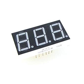 Three Digit 7 Segment Display