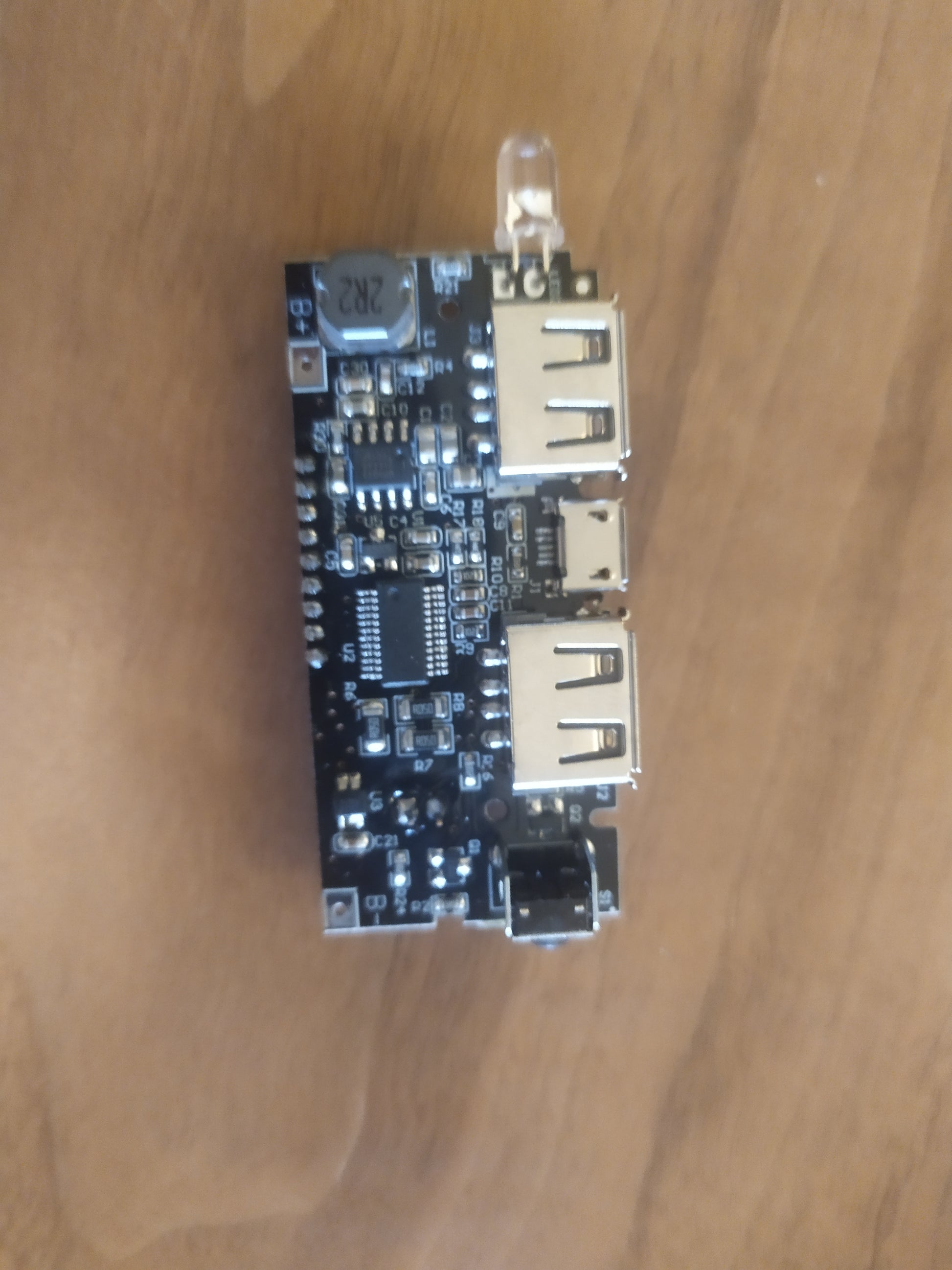 Power Bank 18650 Battery Charging Module with display – Microscale